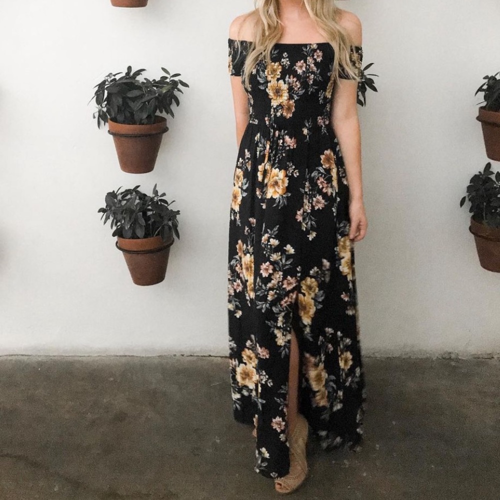 Floral maxi dress